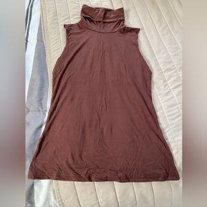Verdusa women's sleeveless high turtleneck tank top size small NWT
